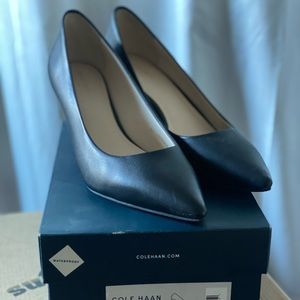 Cole Haan waterproof black pump NEW original box